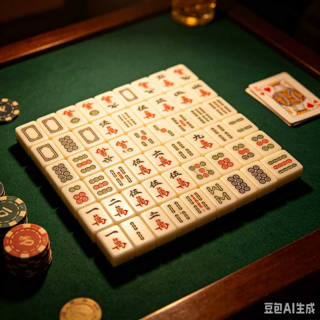 engraved mahjong tiles